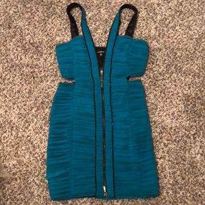 Bebe blue dress
